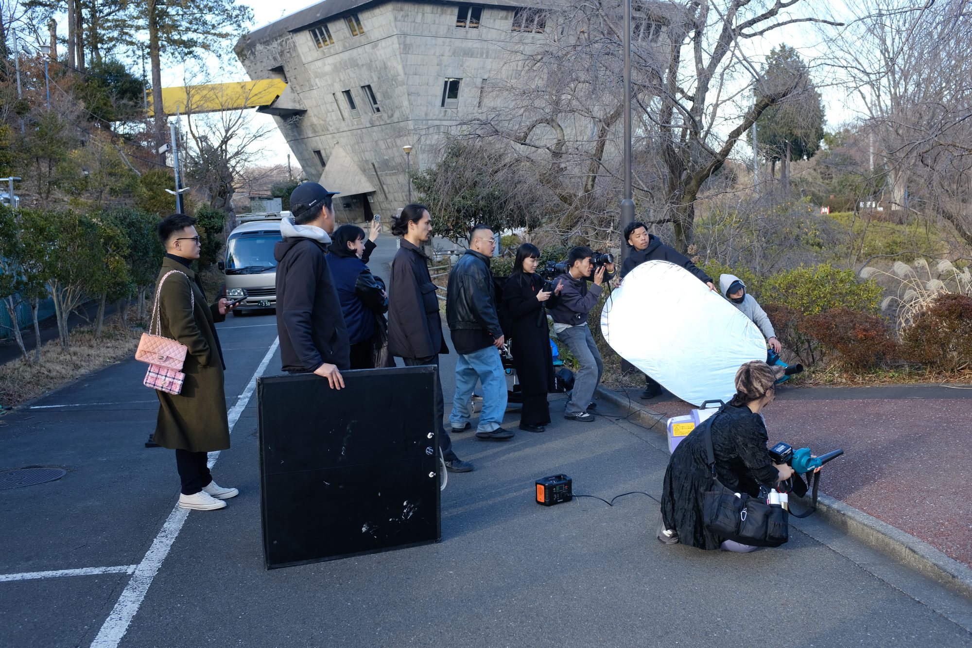 Behind the scenes