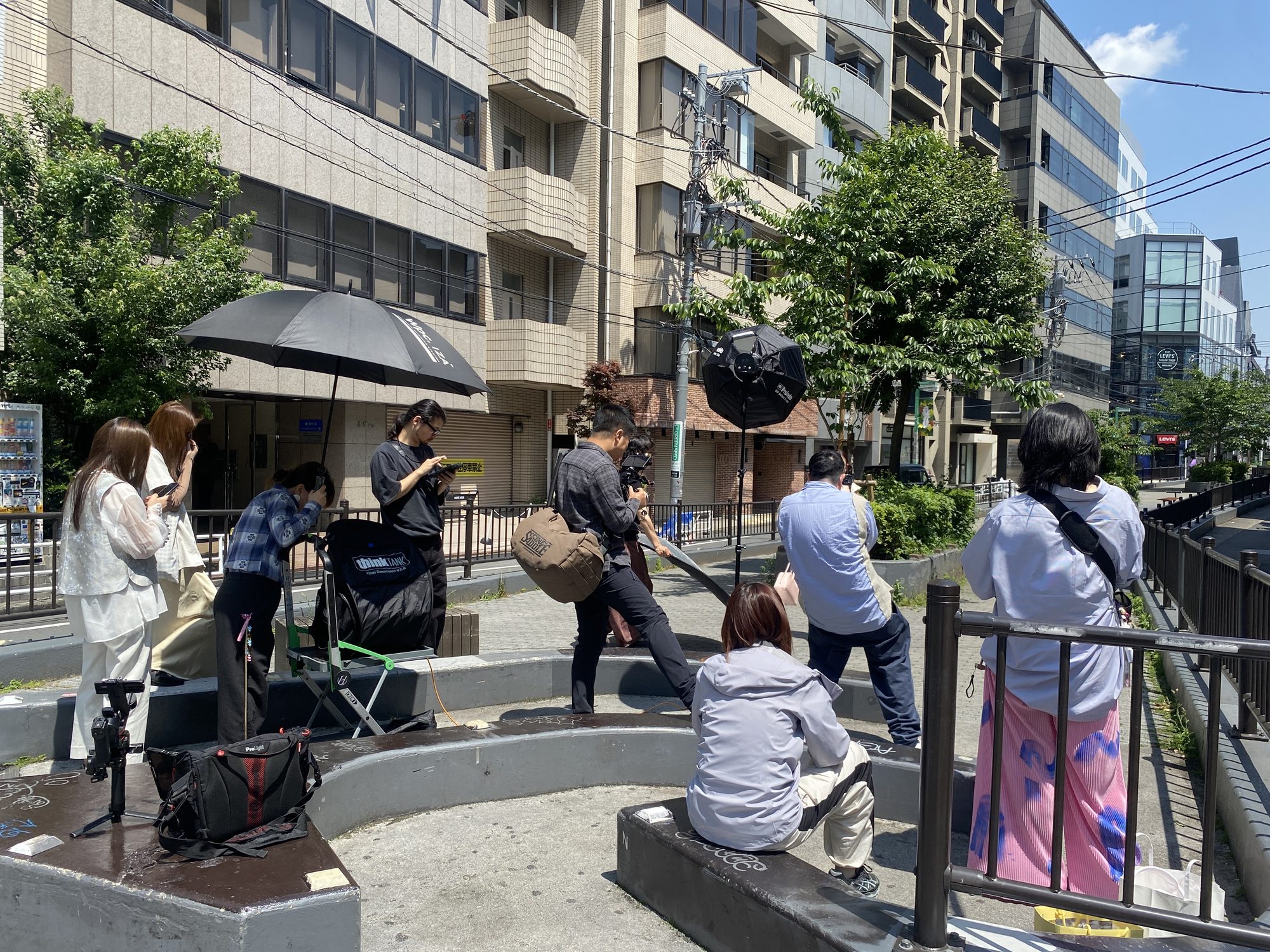 Behind the scenes