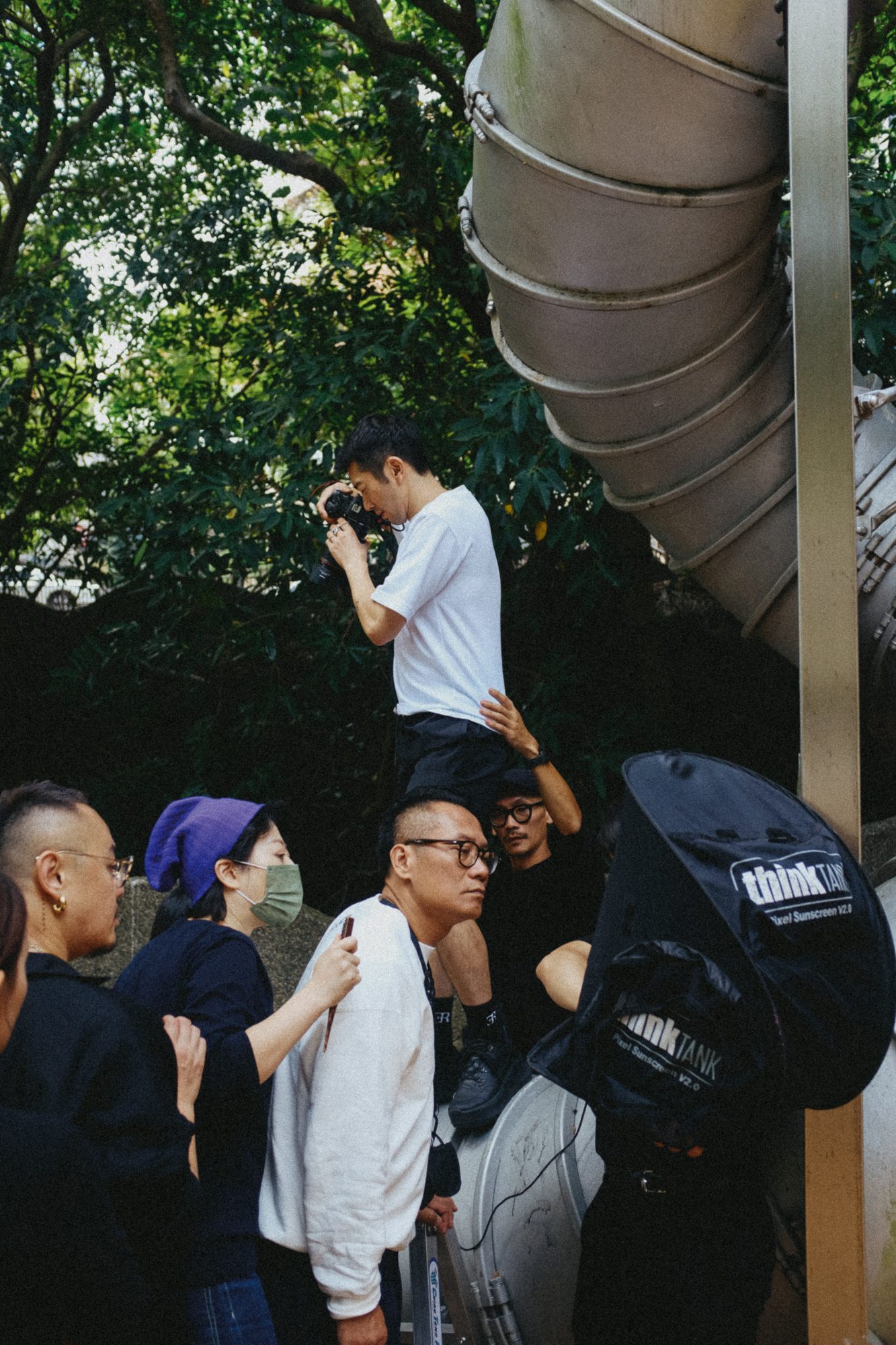 Behind the scenes